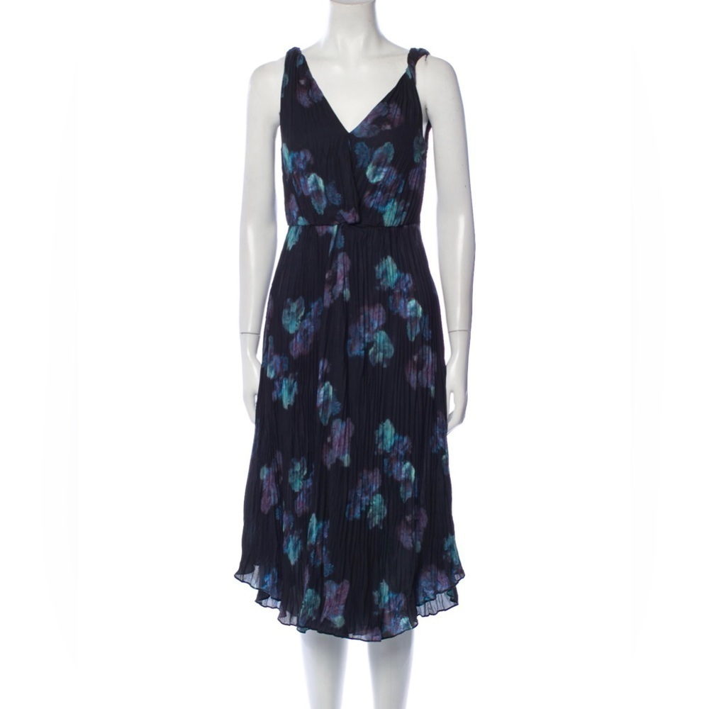 NEW Vince. Floral Print Midi Dress Size 2